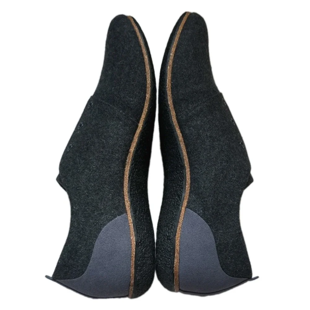 SOLE District by ReCORK Lark Loafers Wms 10/Mens 8.5 Slip On Grey Wool Cork